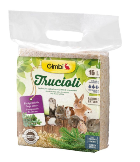 GIMBORN GIMBI LETTIERA RODITORI TRUCIOLI 15LT