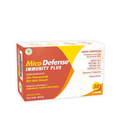 Mico defense IMMUNITY PLUS 30 compresse masticabili Mico defense IMMUNITY PLUS 30 compresse masticabili