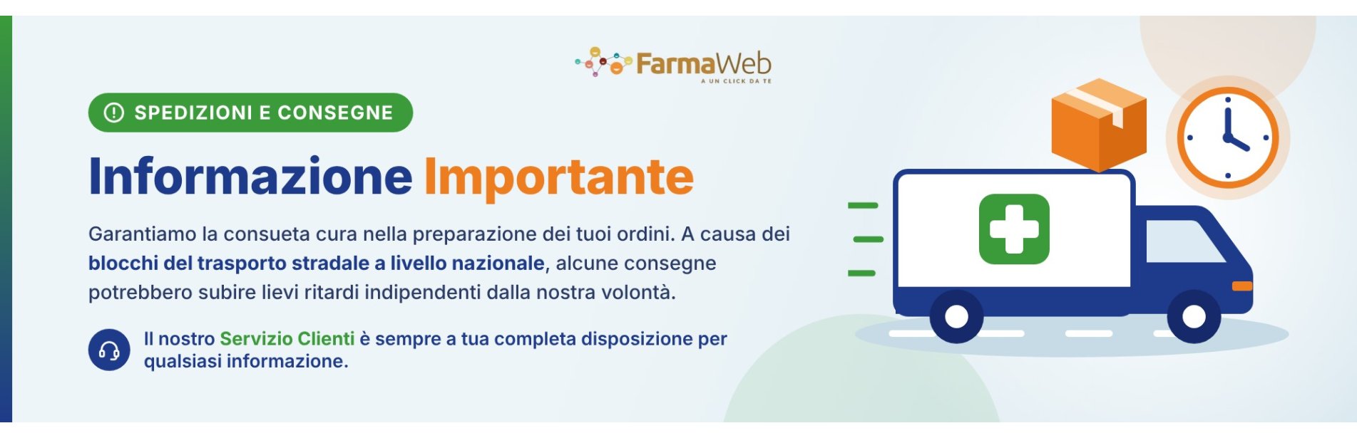 Ritardi spedizioni