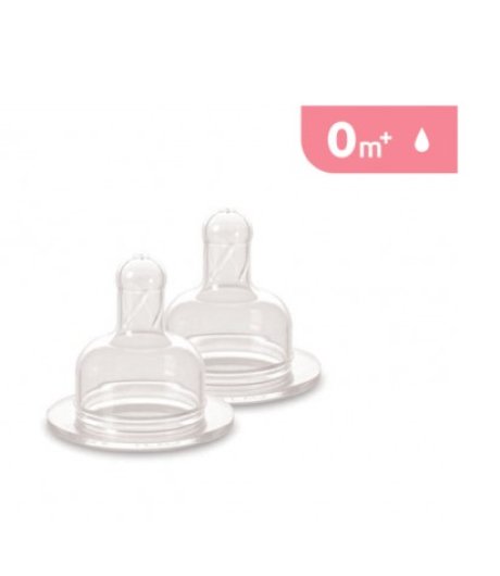 Tettarelle in silicone per biberon J BIMBI - Flusso lento