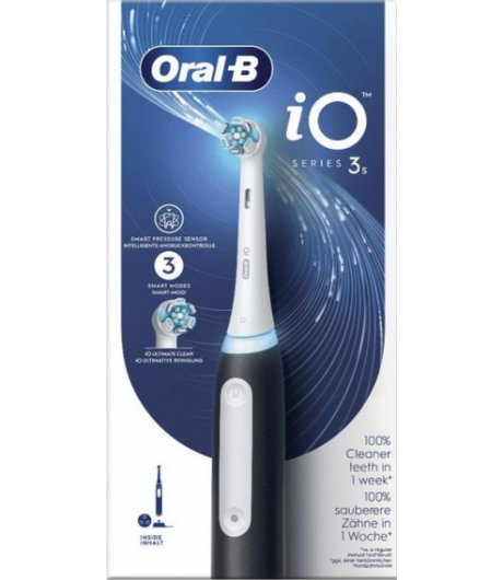 ORALB IO3s SPAZZOLINO ELETTTRICO COLORE NERO