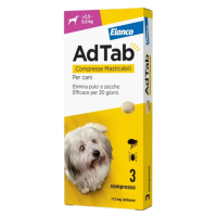 Adtab Antiparassitario per cani2,5-5,5kg - 3 compresse