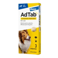 Adtab 3 compresse 900mg per Cani 22-45kg contro pulci e zecche