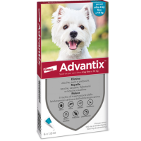 ADVANTIX SPOT ON 6 PIPETTE PER CANI DA 4-10KG