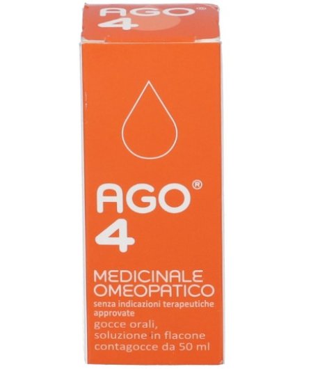 AGO 4 Medicinale Omeopatico Gocce 50ml