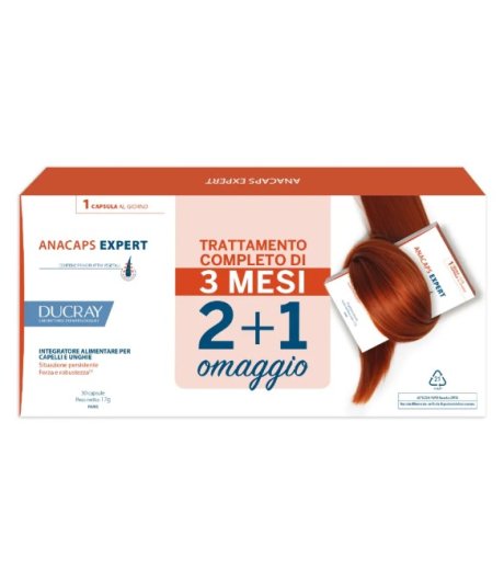 Anacaps Expert Integratore per capelli e unghie 3x30cps