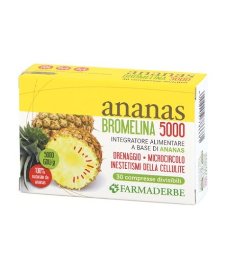 Ananas Bromelina 5000 Integratore 30 compresse