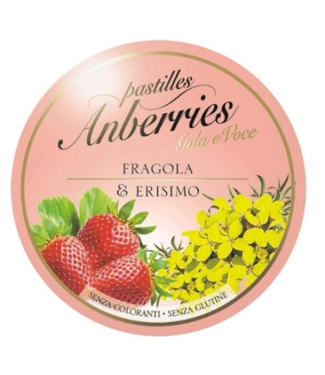 Pastilles Anberries Fragola & Erisimo