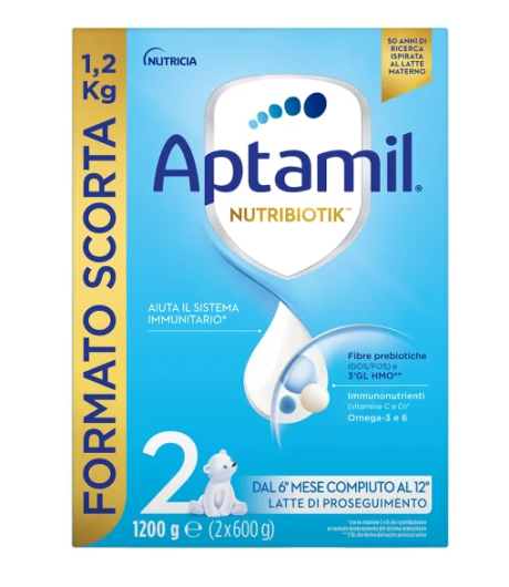 Aptamil 2 Latte di Proseguimento dal 6° mese 1200 grammi