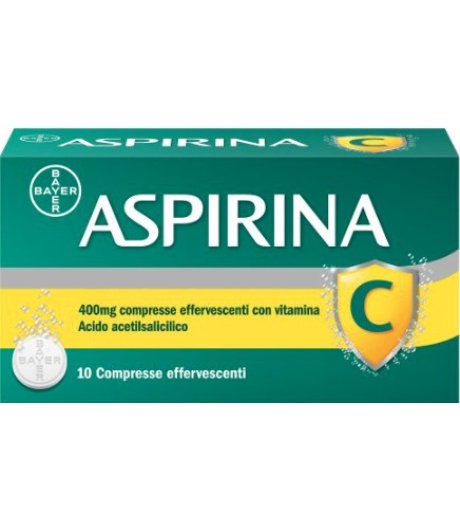 ASPIRINA 10 compresse effervescenti 400mg+Vitamina C