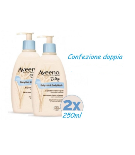 Aveeno Baby Bagnetto Corpo & Capelli 2x250ml