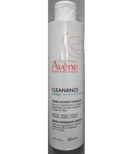 Avene Cleanance Hydra Crema Detergente Lenitiva 200ml