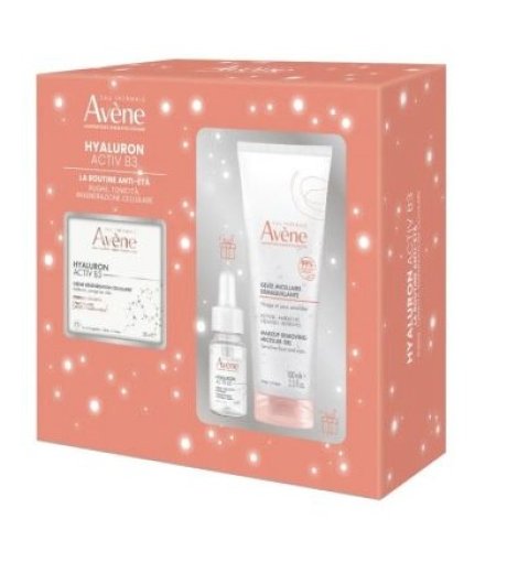Avene Cofanetto di Natale Hyaluron Activ b3 Crema Rigenerante + Siero + Gel Micellare Avene Cofanetto di Natale Hyaluron Activ b3 Crema Rigenerante + Siero + Gel Micellare