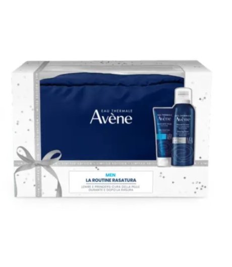 Avene Cofanetto Natale Uomo Schiuma da barba e balsamo dopobarba