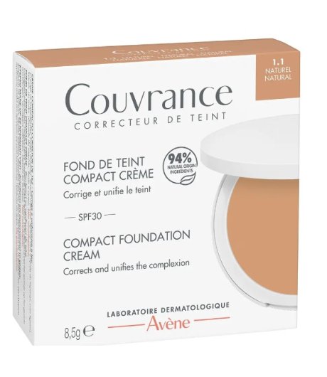 Avene Couvrance Fondotinta Compatto in crema numero 1.1 Naturale