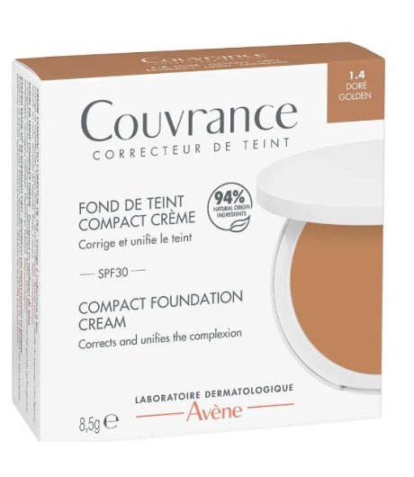 Avene Couvrance Fondotinta Compatto in Crema Colore Oro 1.4