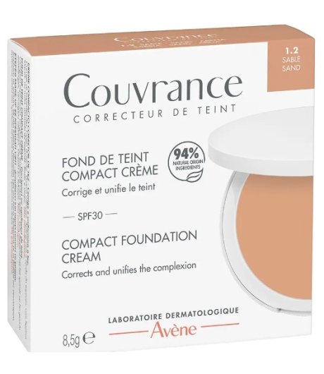 Avene Couvrance Fondotinta Compatto in crema Colore 1.2 Sabbia