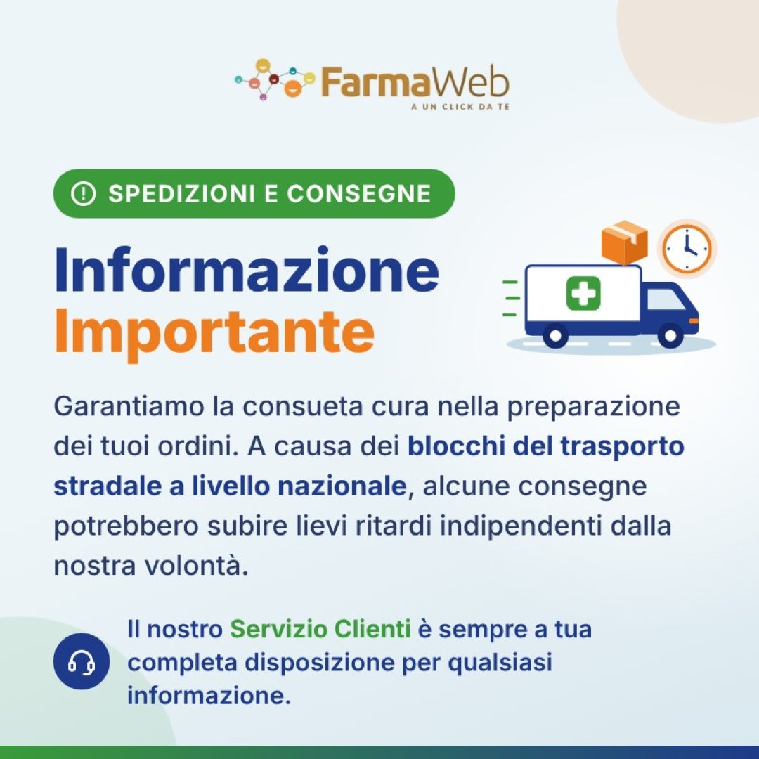 Ritardi spedizioni