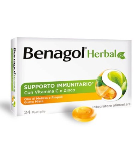 Benagol Herbal Miele 24past