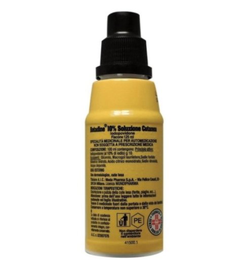 BETADINE SOLUZIONE CUTANEA 125ML 10% BETADINE SOLUZIONE CUTANEA 125ML 10%
