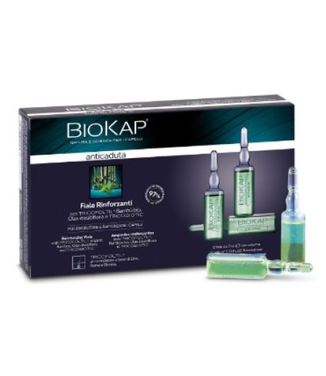 BIOKAP 12 Fiale Anticaduta Rinforzanti da 7ml