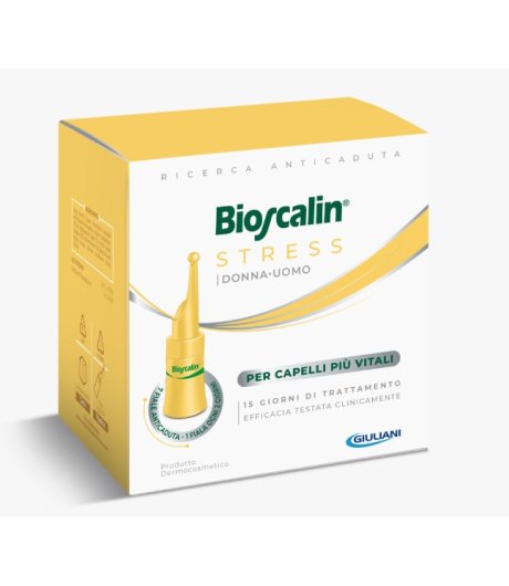 Bioscalin Stress 7 Fiale Anticaduta Uomo e Donna