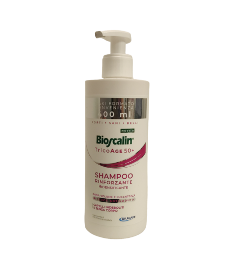 Bioscalin Tricoage Shampoo Donna 50+ 400ml