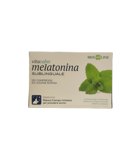 Biosline Vitacalm Melatonina Sublinguale 120 Compresse