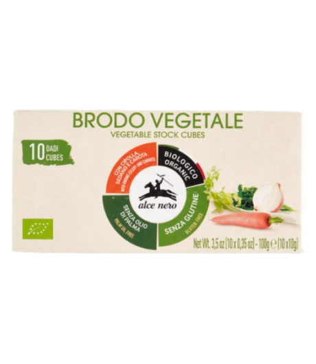 BRODO VEGETALE 10 DADI ALCE NERO