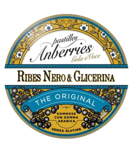 Anberries Caramelle Ribes Nero e Glicerina