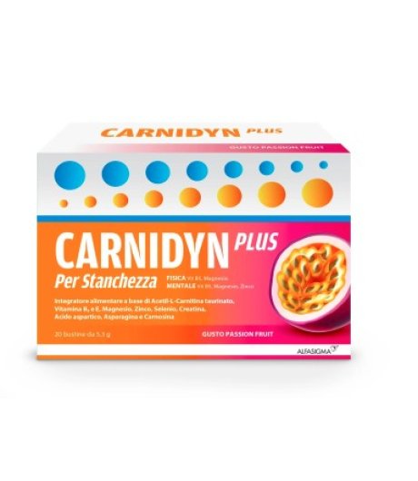 Carnidyn Plus 20 Bustine Aroma Passion Fruit