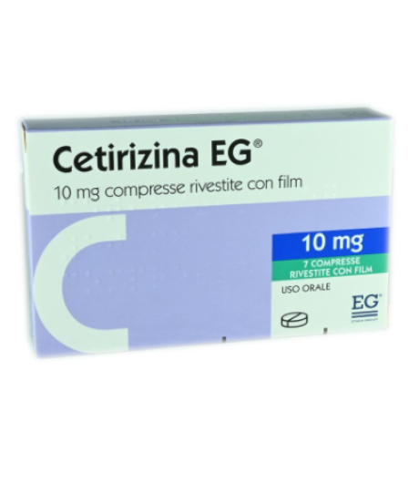 Cetirizina Eg 7 compresse 10mg