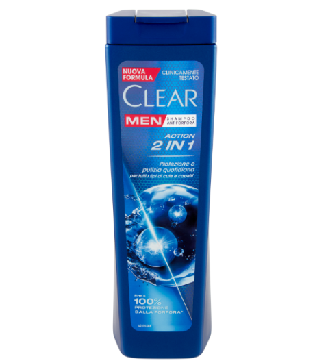 CLEAR MAN SHAMPOO ANTIFORFORA ACTION 2IN1 225ML