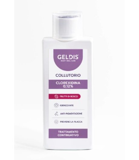 Geldis Collutorio Clorexidina 0,12% Gusto Frutti di Bosco 200ml