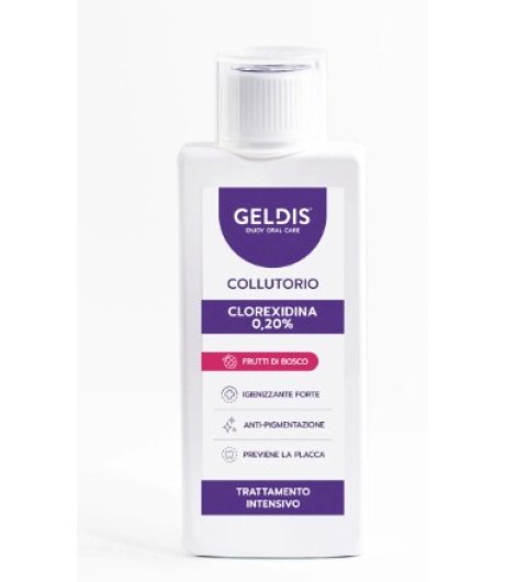 Geldis Collutorio Clorexidina 0,20% Frutti di Bosco 200ml