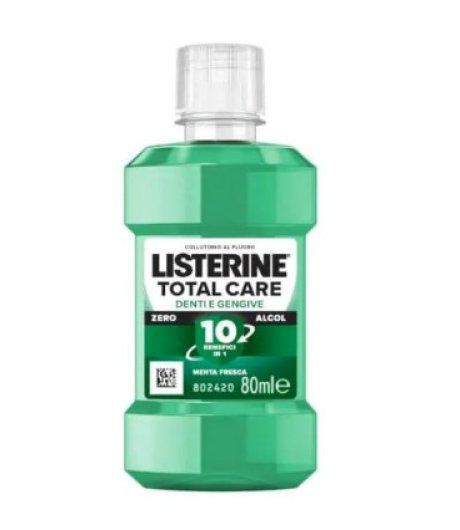 Listerine Total Care Collutorio al Fluoro Denti e Gengive 80ml
