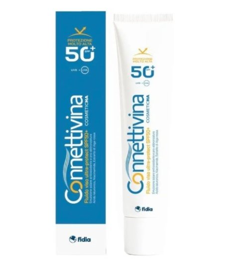 CONNETTIVINA FLUIDO VISO Protezione 50+