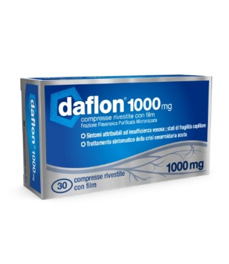 Daflon 1000 30 compresse 1000mg Daflon 1000 30 compresse 1000mg