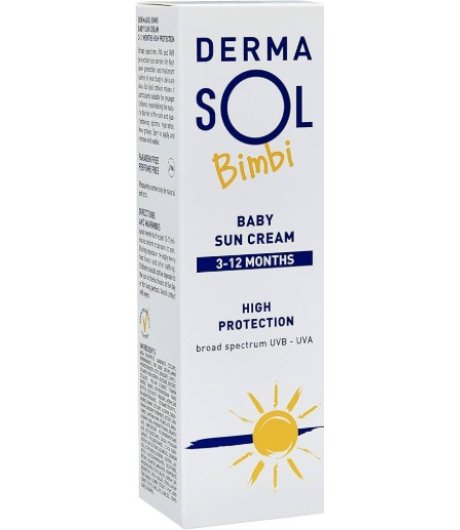 Dermasol Solare bambini 3-12mesi Protezione Alta 75ml