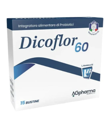 DICOFLOR 60 Integratore di probiotici 15 Bustine