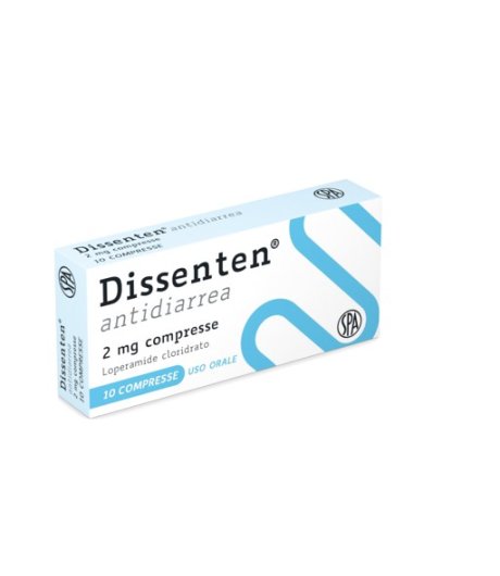 Dissenten Antidiarrea 10 compresse 2mg Dissenten Antidiarrea 10 compresse 2mg