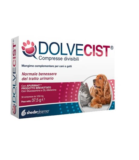 Dolvecist 30 compresse Mangime per tratto urinario di cani e gatti Dolvecist 30 compresse Mangime per tratto urinario di cani e gatti