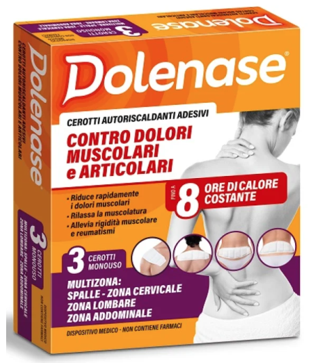 DOLENASE 3 CEROTTI AUTORISCALDANTI 