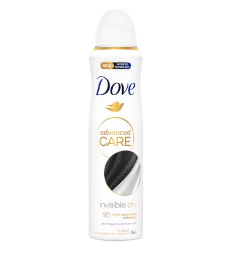 DOVE DEODORANTE ADVANCED CARE INVISIBLE DRY 150ML