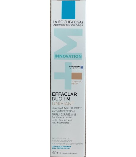  La Roche Posay Effaclar Duo +m Unifiant Tonalità Media 40ml