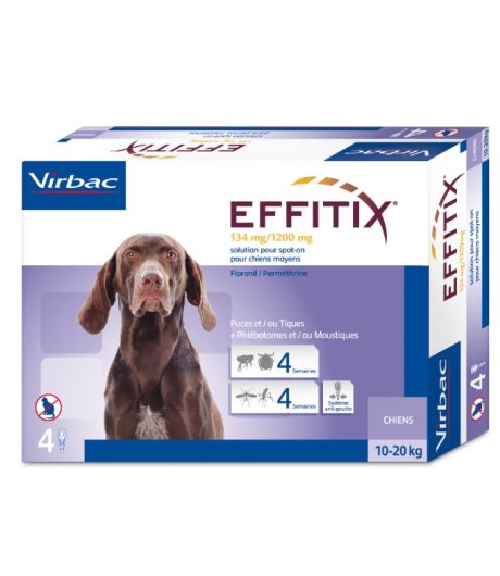 Effitix 4pipette - antiparassitario per cani 10-20kg