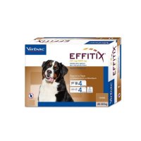 Effitix 4 pipette per cani da 40 a 60kg 