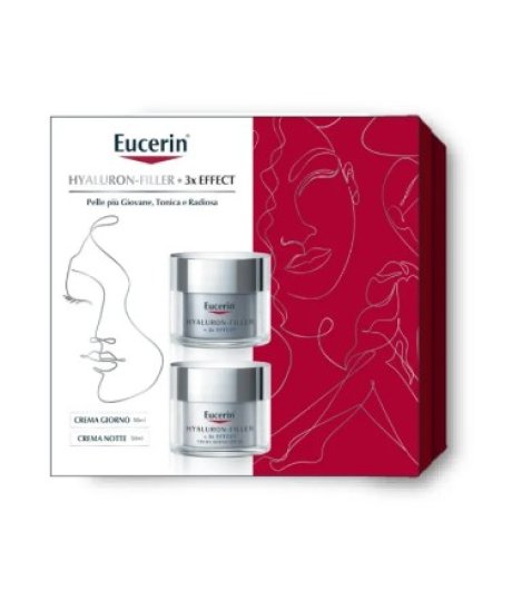 Eucerin Cofanetto di Natale Hyaluron-Filler + 3x Effect Crema Giorno & Crema Notte