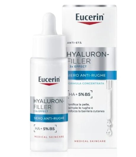 Eucerin Hyaluron Filler + 3x Effect Siero Antirughe 30ml