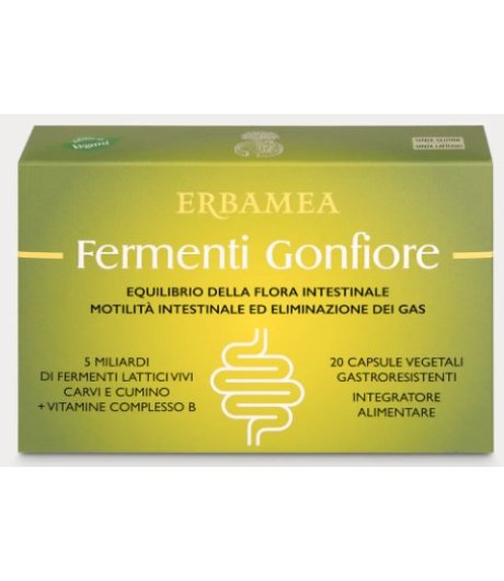 FERMENTI GONFIORE 20 Capsule vegetali gastroresistenti